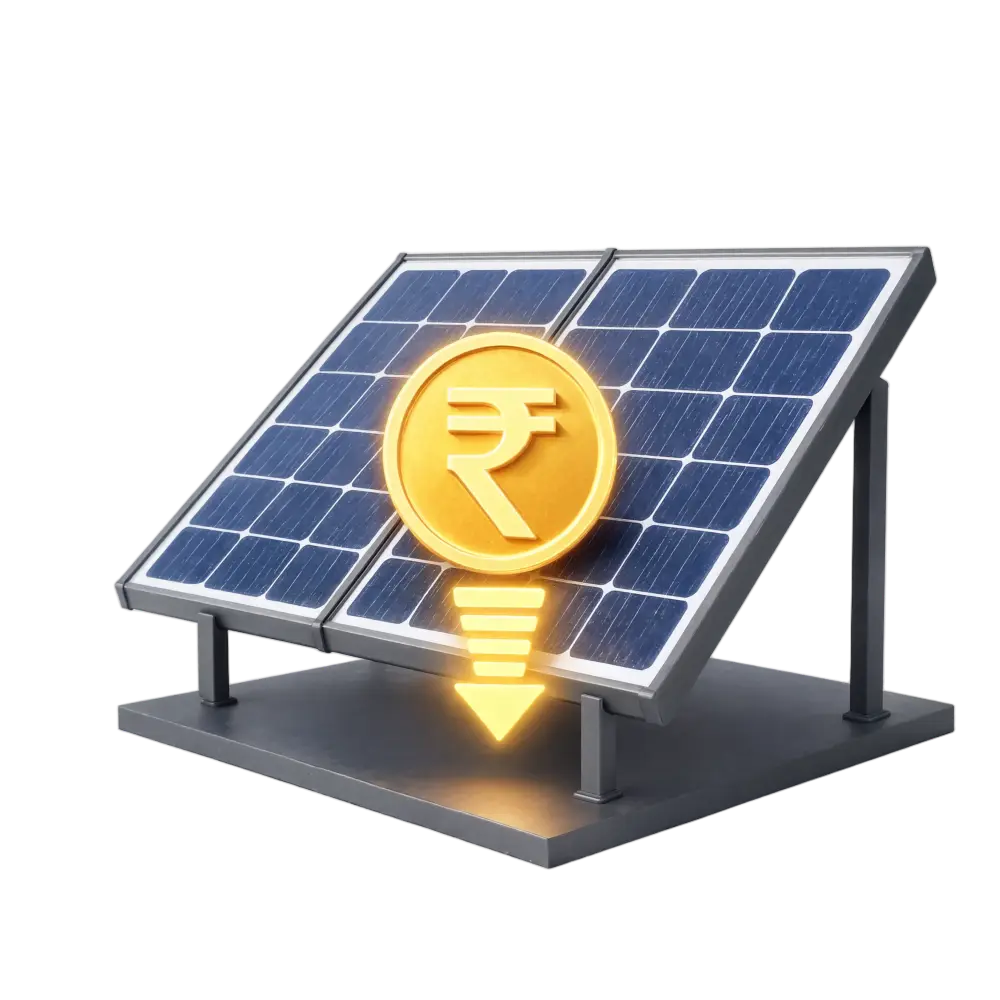 Solar energy cutting electricity bill savings for a home in Bangalore