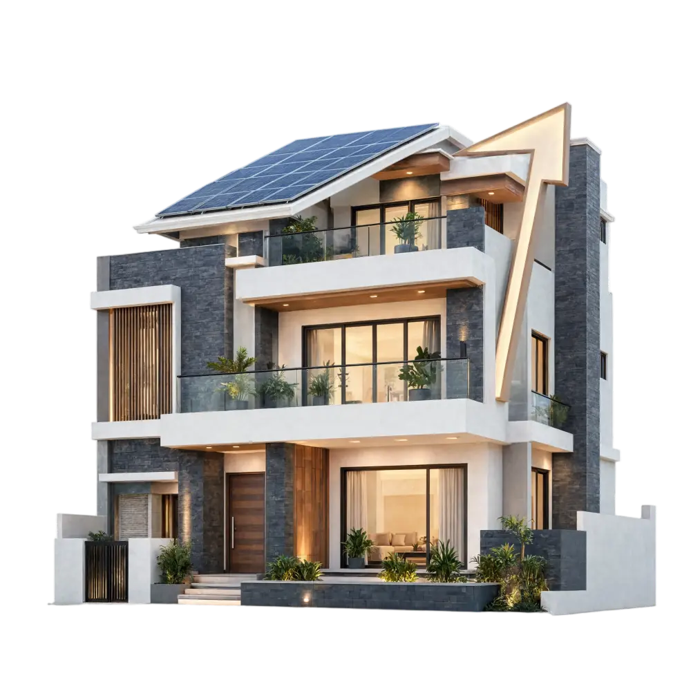 Rooftop solar increasing property market value of a Bangalore home